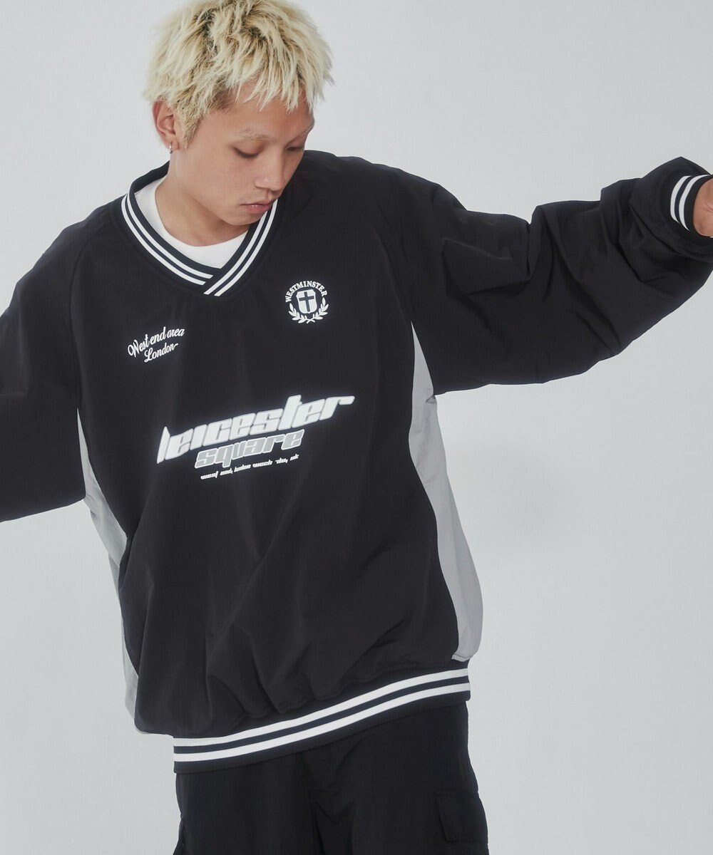 WEGO ナイロンゲームロゴプルオーバー 