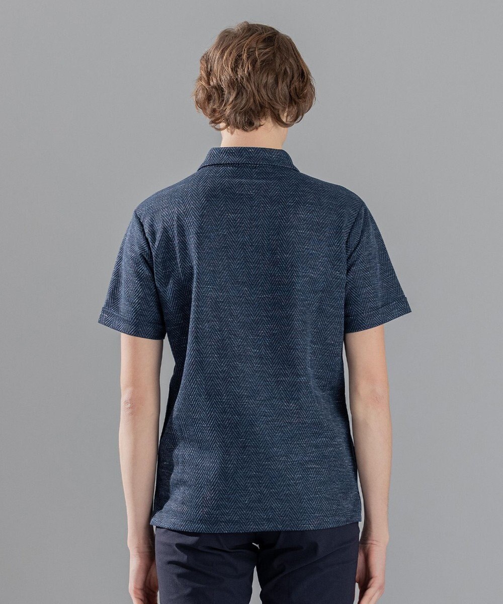 JOSEPH HOMME 【WEB限定商品】トップヘリンボンジャージー　スキッパー 