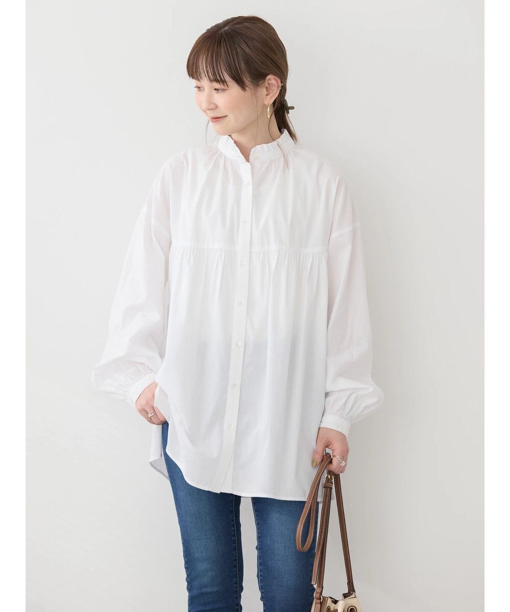 AMERICAN HOLIC サラックール／ＵＶカットフリルシャツチュニック 