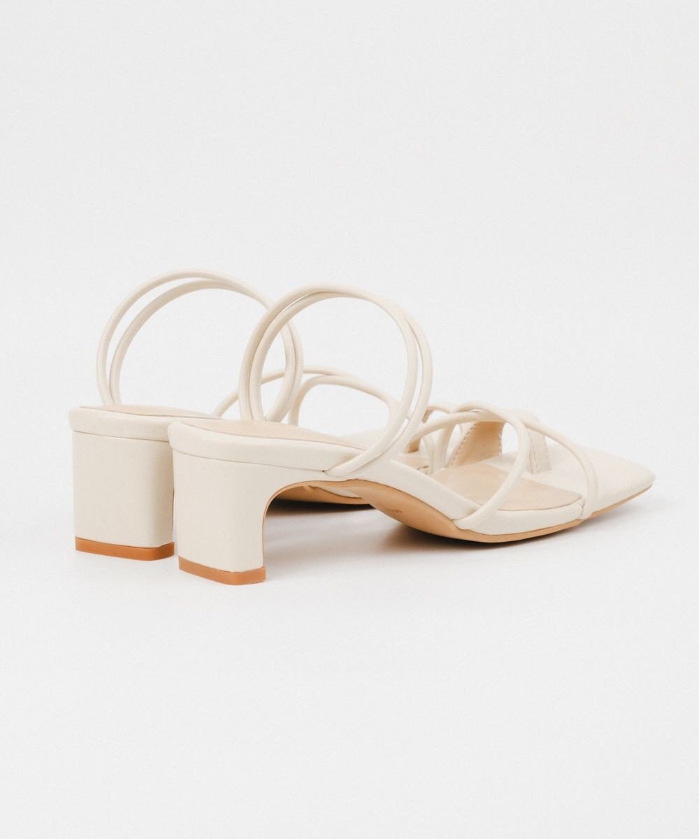 BONTRE 【PRECIEUX JOUET/プレシュウジュエ】ナロートングセットバックヒールサンダル/016PJ 