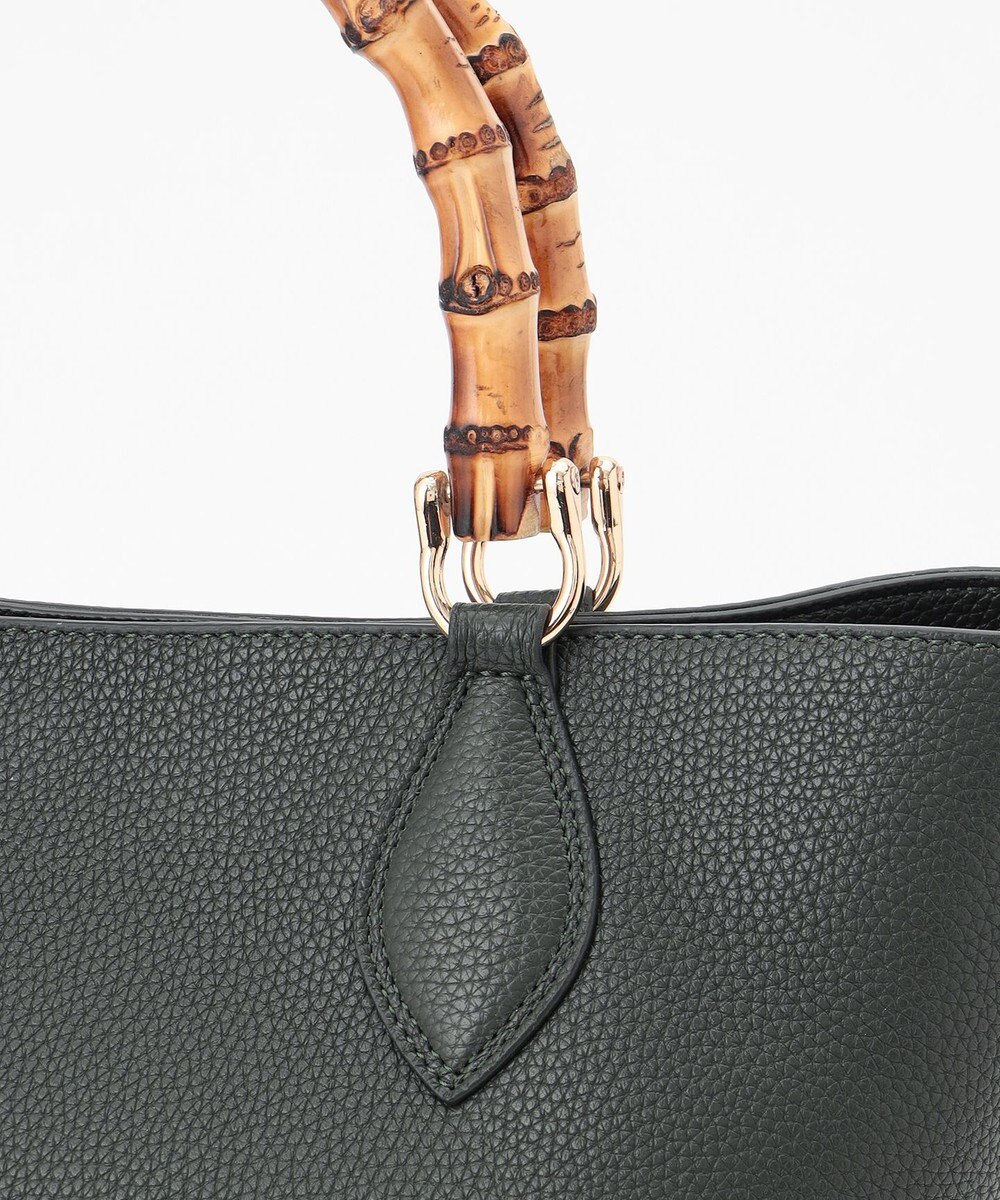 23区 バンブーハンドルトートバッグ 