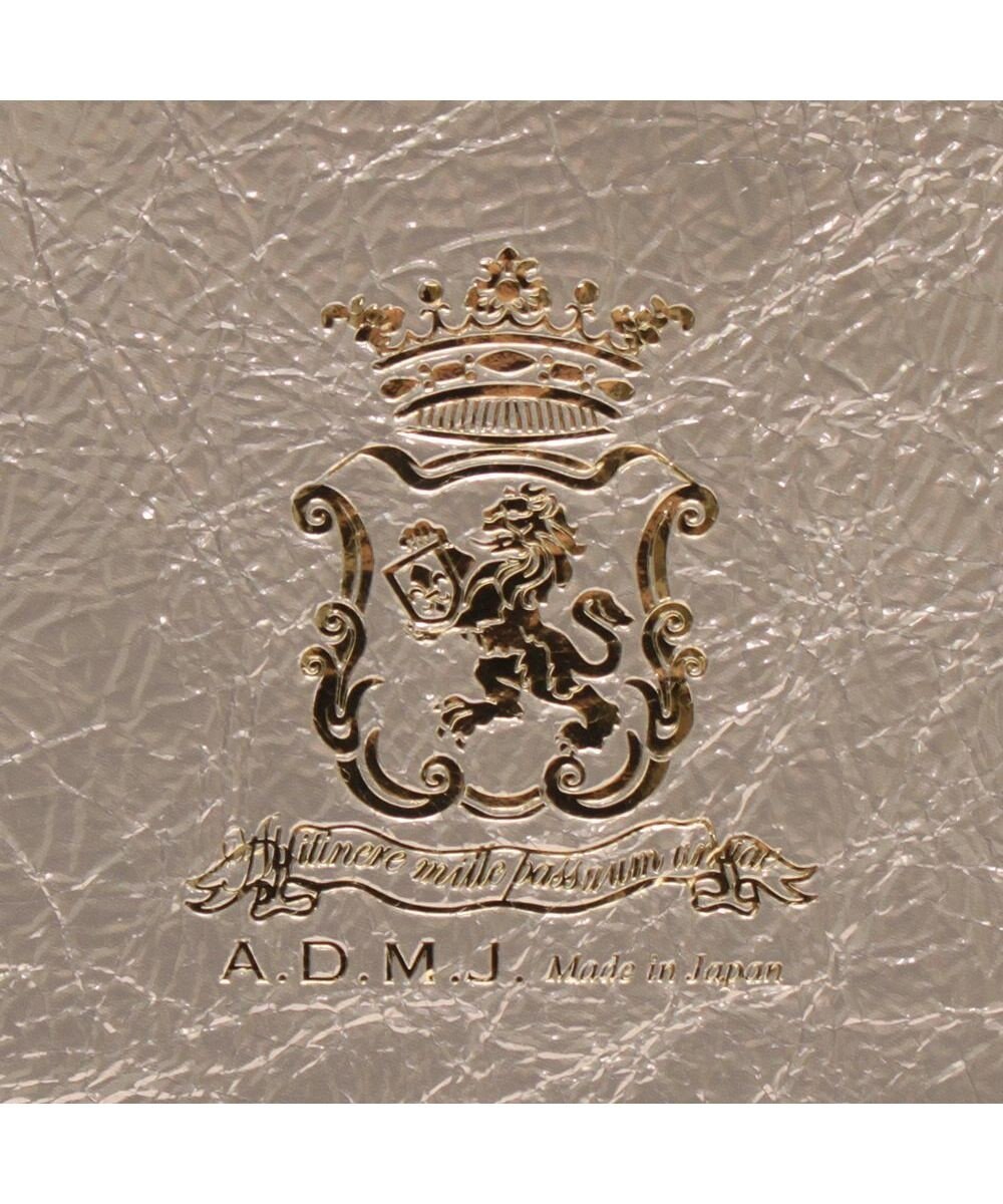 A.D.M.J. 【牛革】クラックメタル/イタリアンレザーWジップトートM 