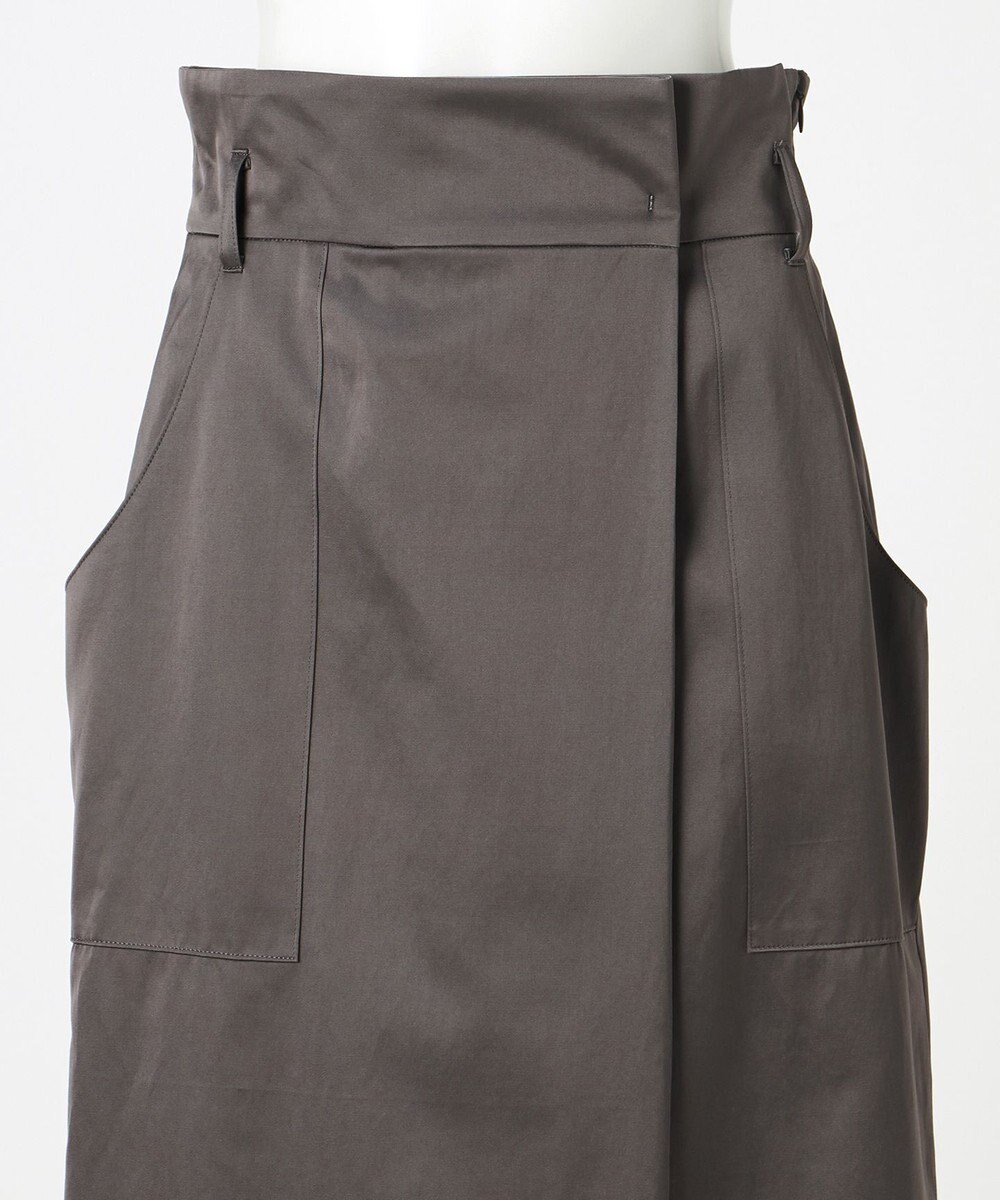 23区 【GOLD LABEL】コンパクトコットン ラップスカート 