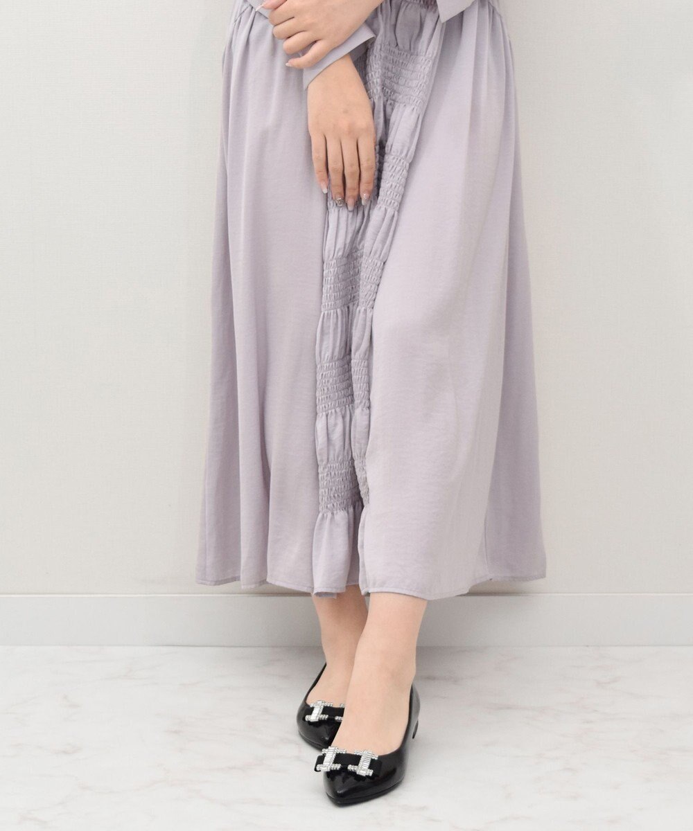 Bridget Birkin 【Bridget Birkin】ビジューリボンバレエレインパンプス 