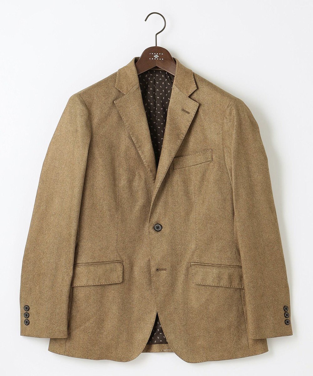 JOSEPH ABBOUD 【ストレッチ】ヘリンボンスウェード ジャケット 