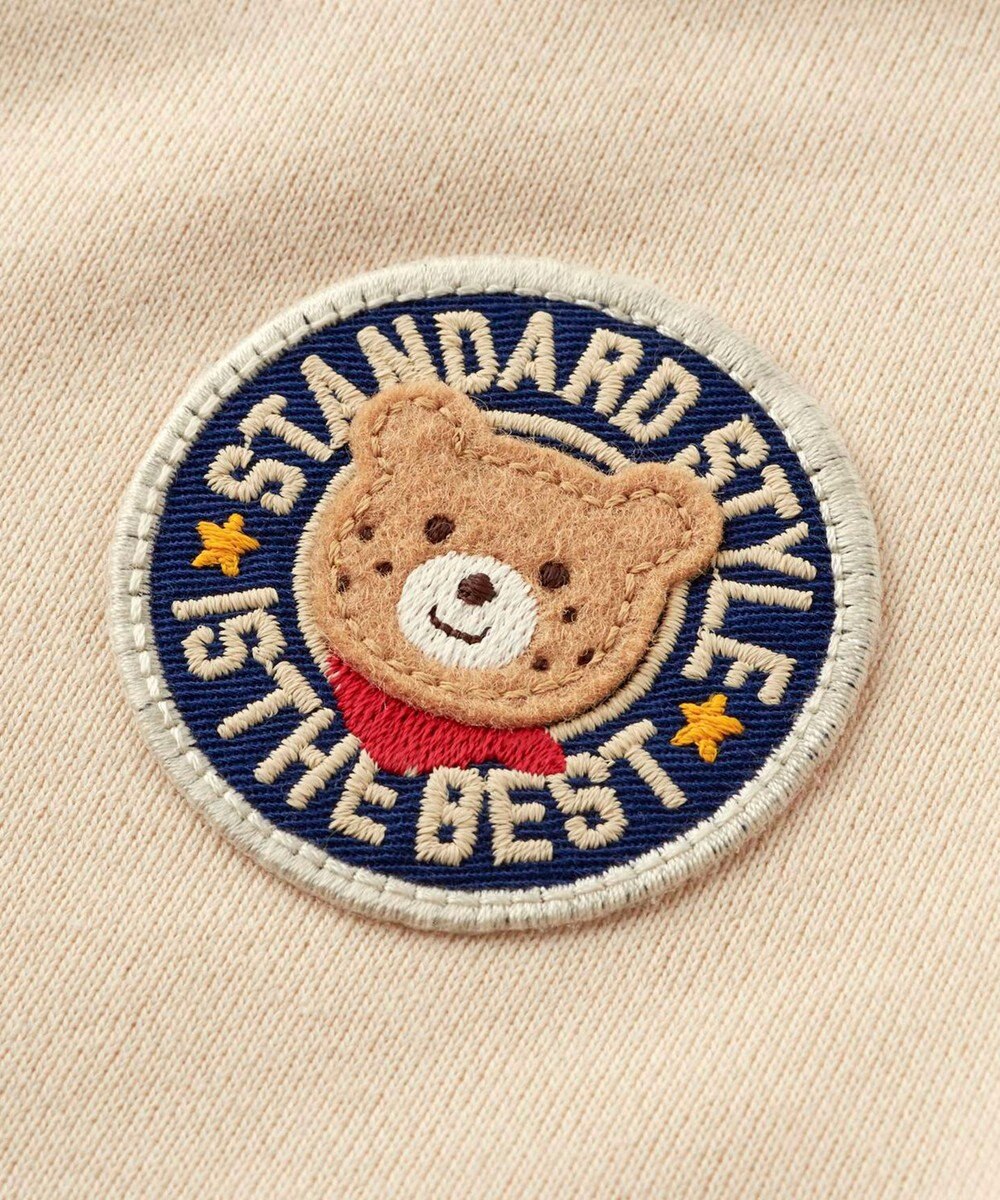 MIKI HOUSE HOT BISCUITS 【80-120cm】 立体ロゴ×キャラクタートレーナー 