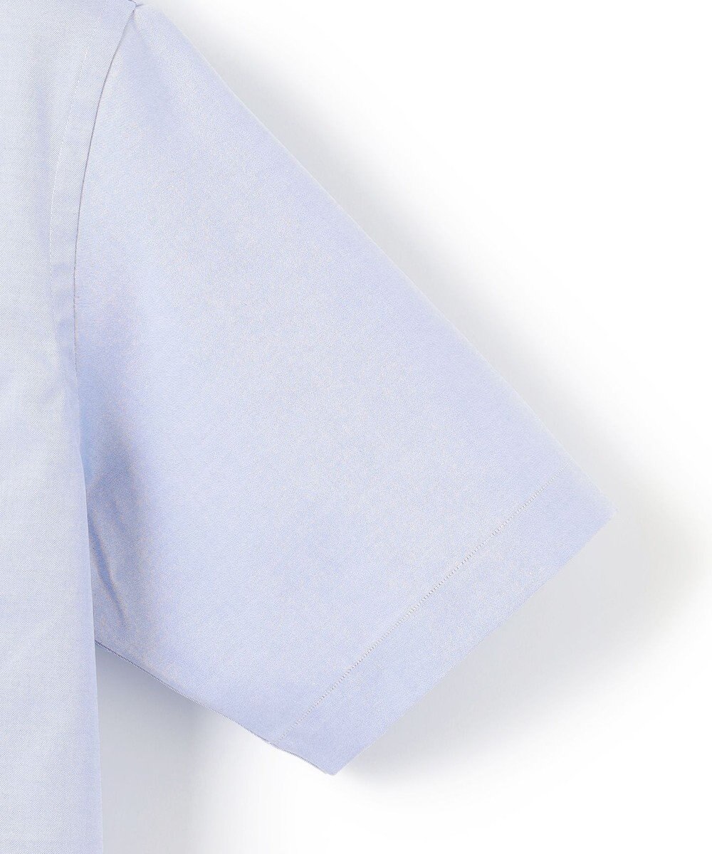 J.PRESS MEN 【PREMIUM PLEATS / 形態安定】ピンオックス 半袖シャツ / B.D. 