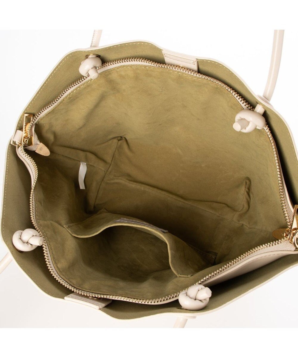 UNBILLION カシュカシュ cachecache / 横長バスケット型2wayトートバッグ 