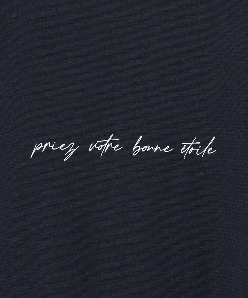 ANY SIS サテンコンビロゴ Tシャツ 