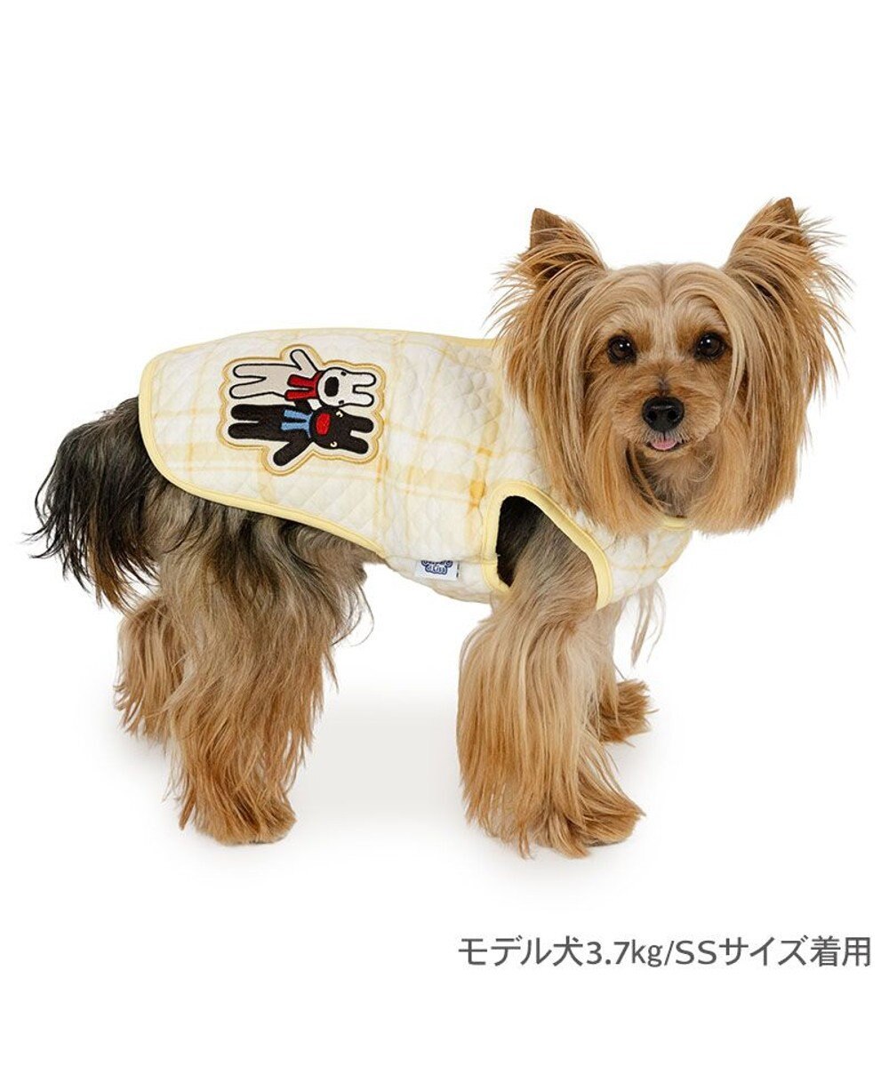 PET PARADISE リサとガスパール チェック キルトベスト 小型犬 