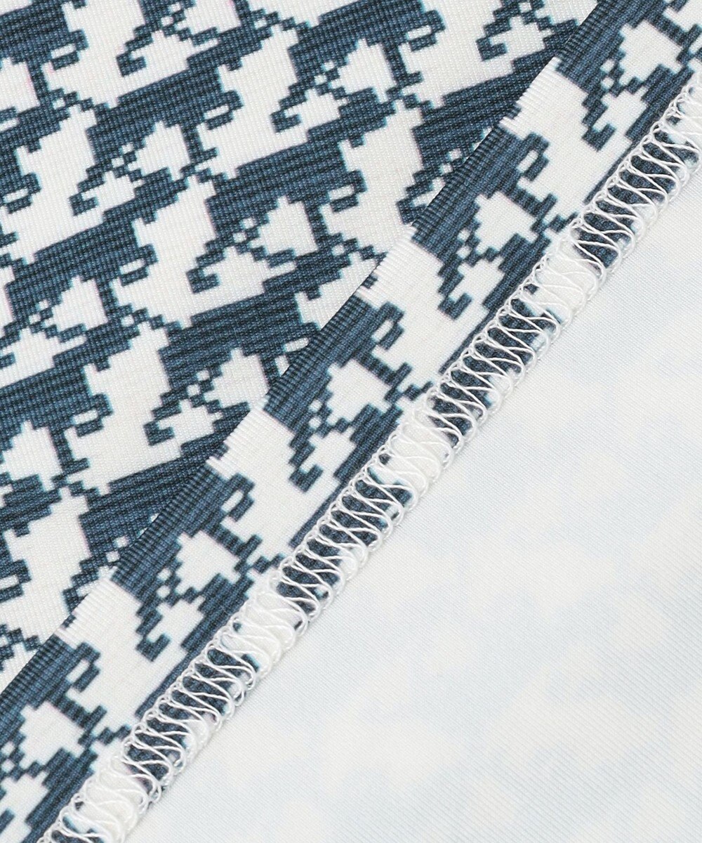 23区GOLF 【MEN】【吸水速乾/UVカット】ハウンドトゥース柄シャツ 