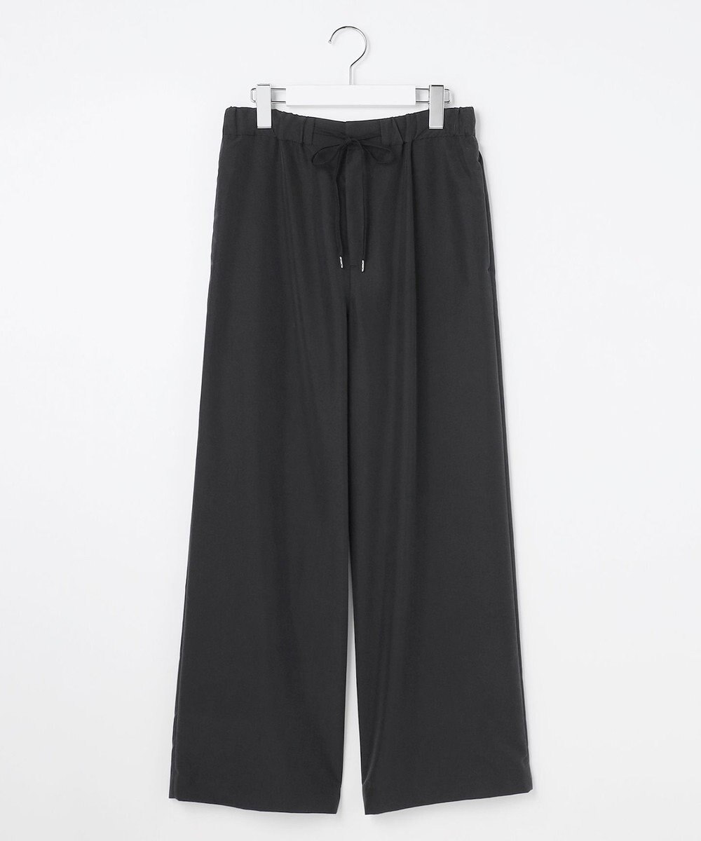 J.PRESS LADIES ピーチポプリン ワイド パンツ 