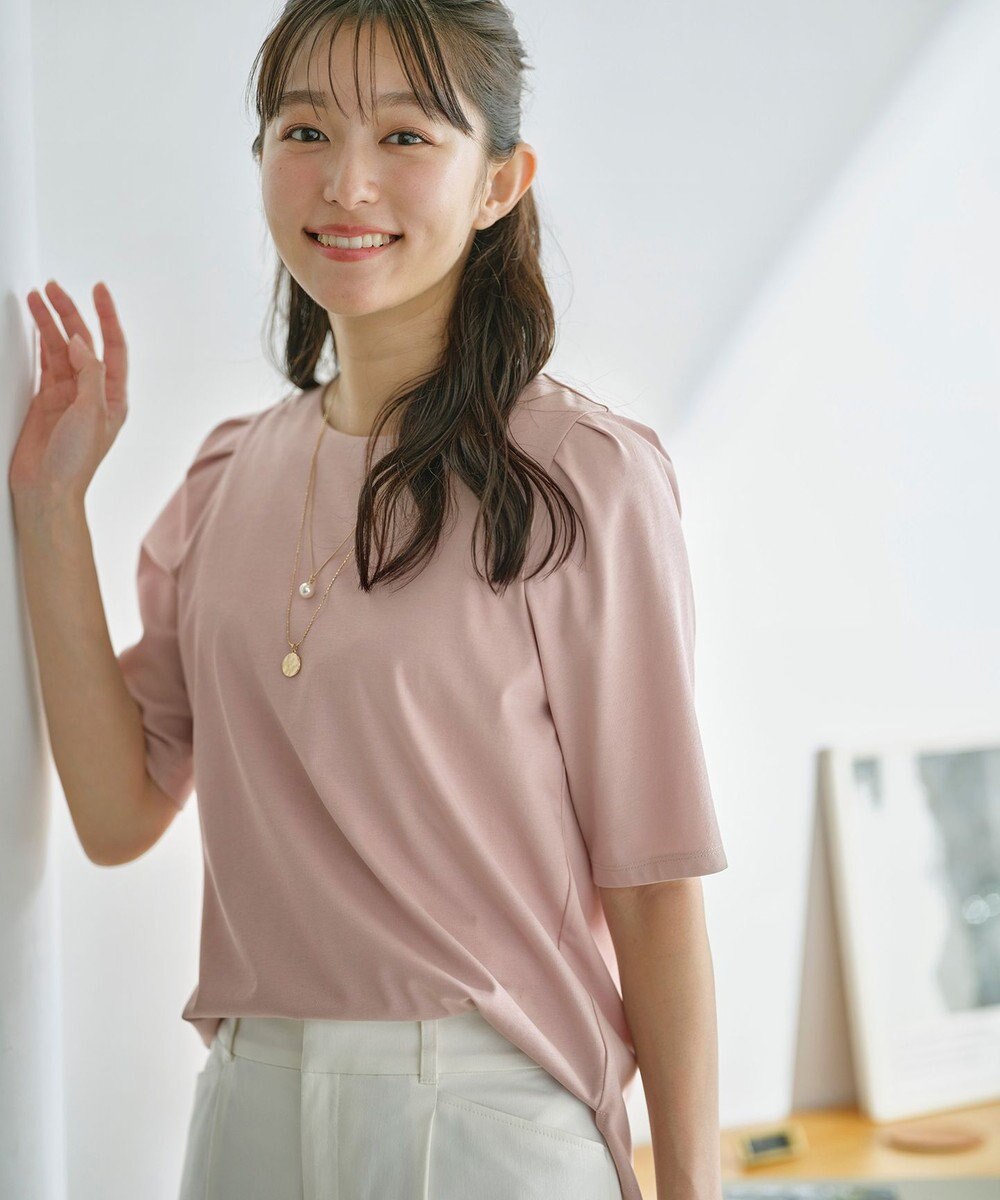 ANY SIS L 【UVカット・接触冷感・撥水・汗ジミ防止】プレーティングジャージー タックスリーブ カットソー 