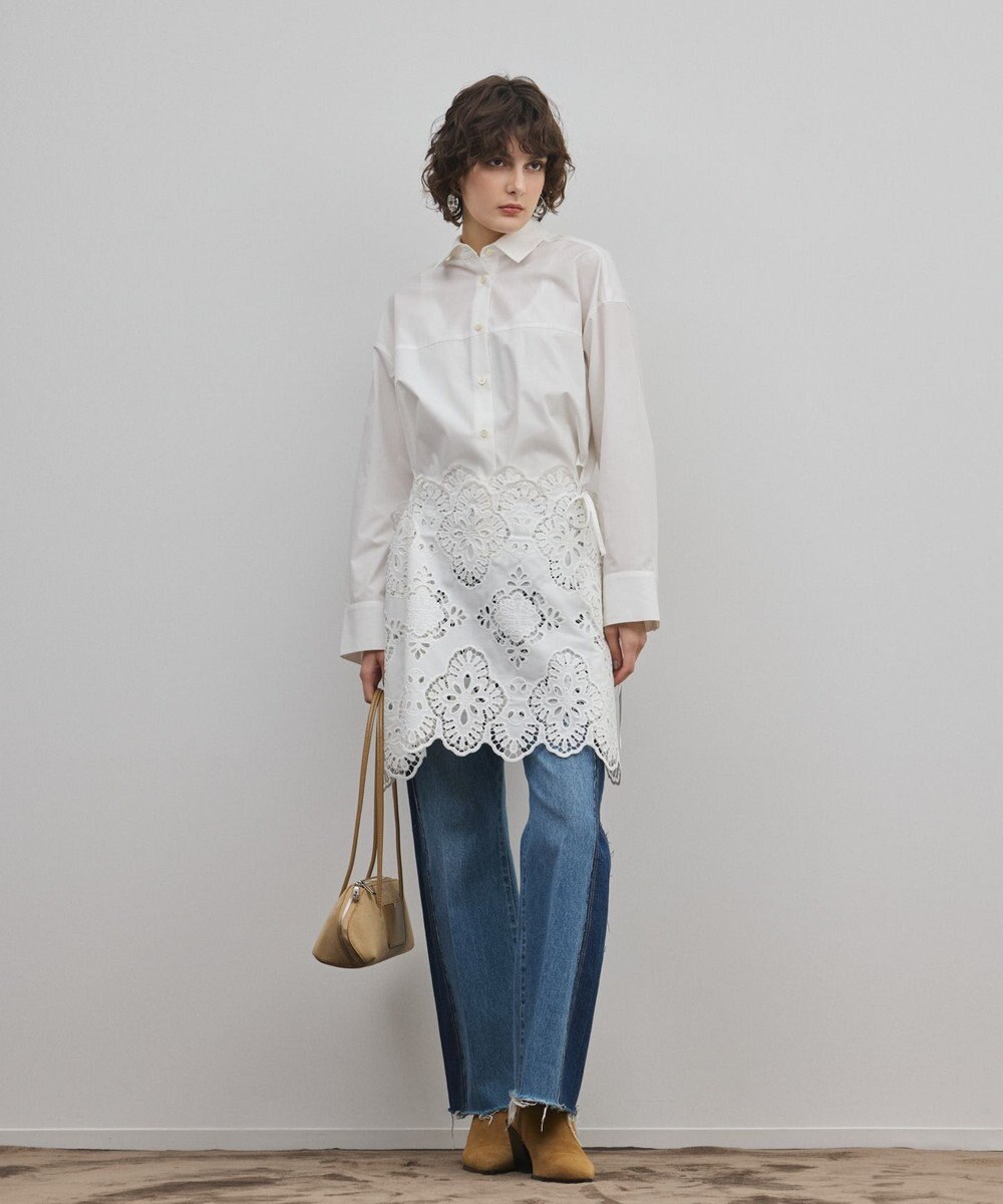 GRACE CONTINENTAL リメイクフレアデニムパンツ 