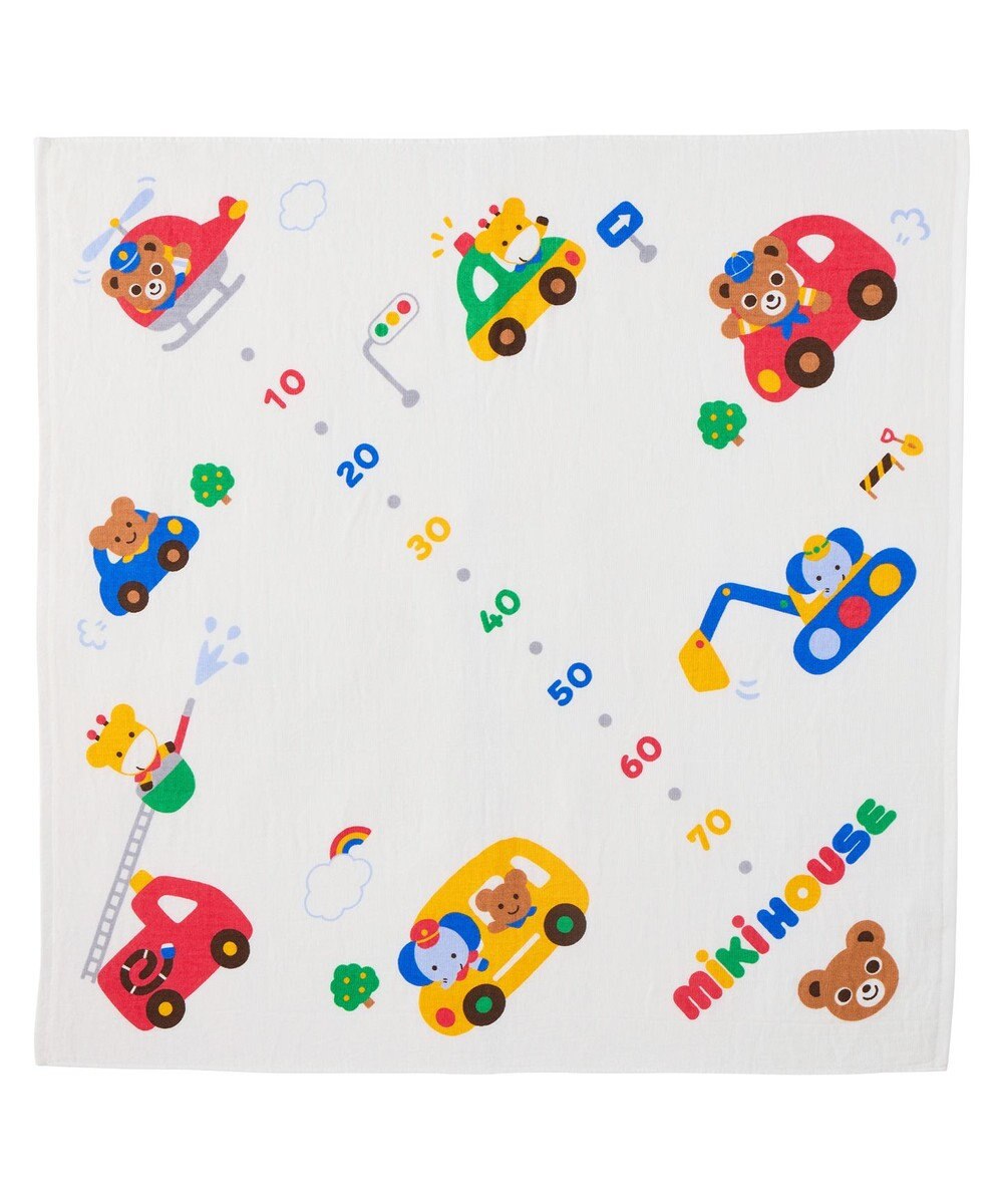 MIKI HOUSE HOT BISCUITS 身長計ガーゼバスタオル ギフトセット【BOX付き】 