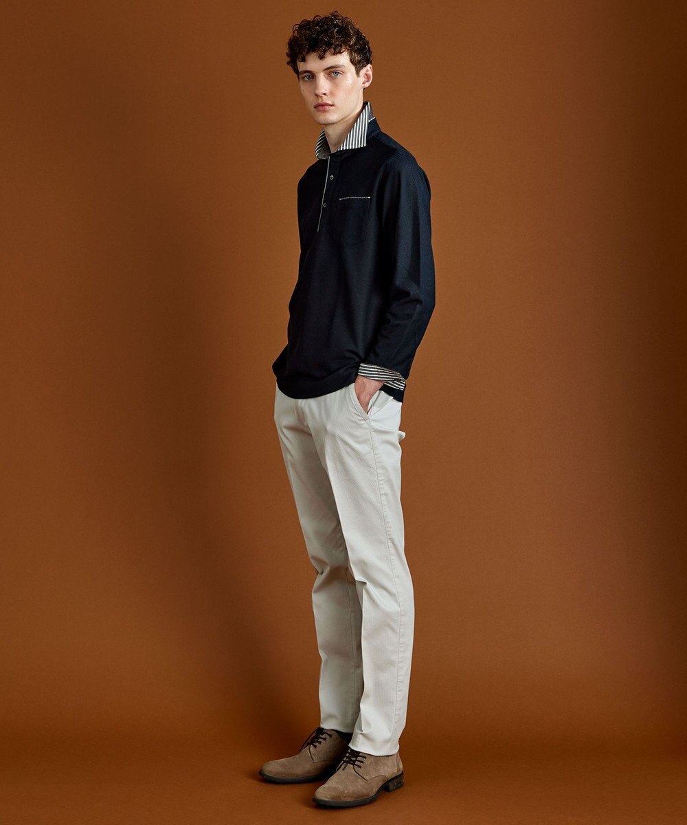 JOSEPH ABBOUD 【キングサイズ・人気】ウエストも伸びる！ 定番 オーガニックストレッチパンツ 