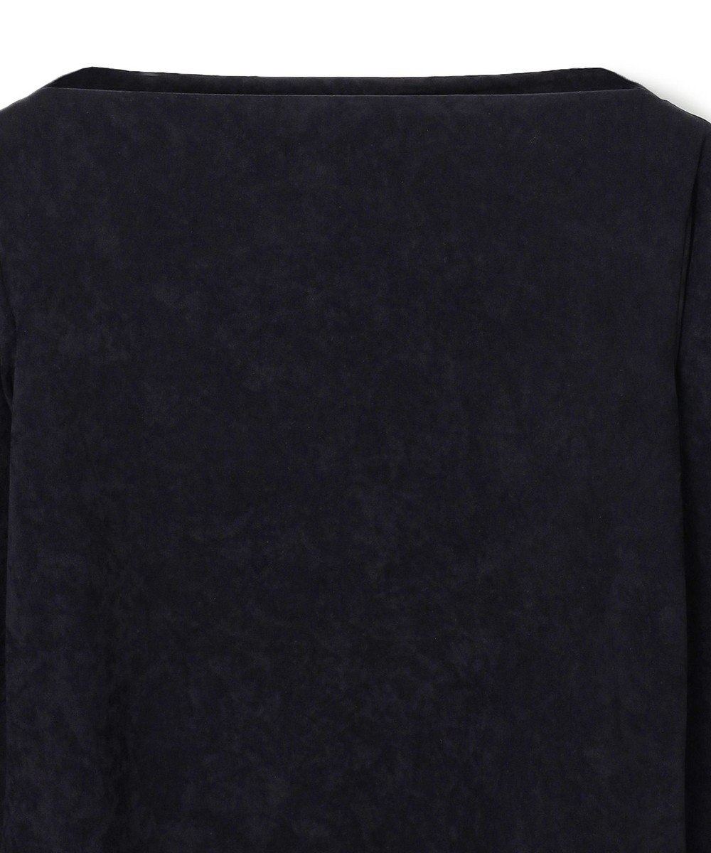 BEIGE， 【洗える・BAILA掲載】BUTLER / ストレッチベロアボートネックカットソー 