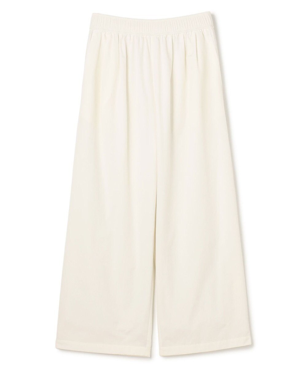 UNFILO 【セットアップ着用可/ウエストゴム】FINE MOVE ギャザーワイドパンツ 