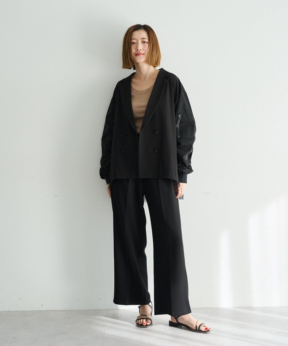 YECCA VECCA 異素材MIXテーラードジャケット 