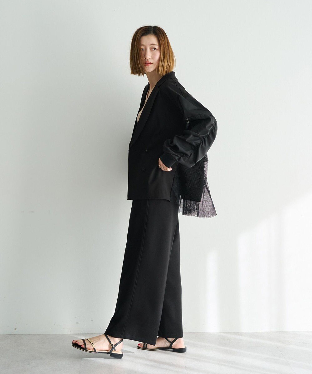 YECCA VECCA 異素材MIXテーラードジャケット 