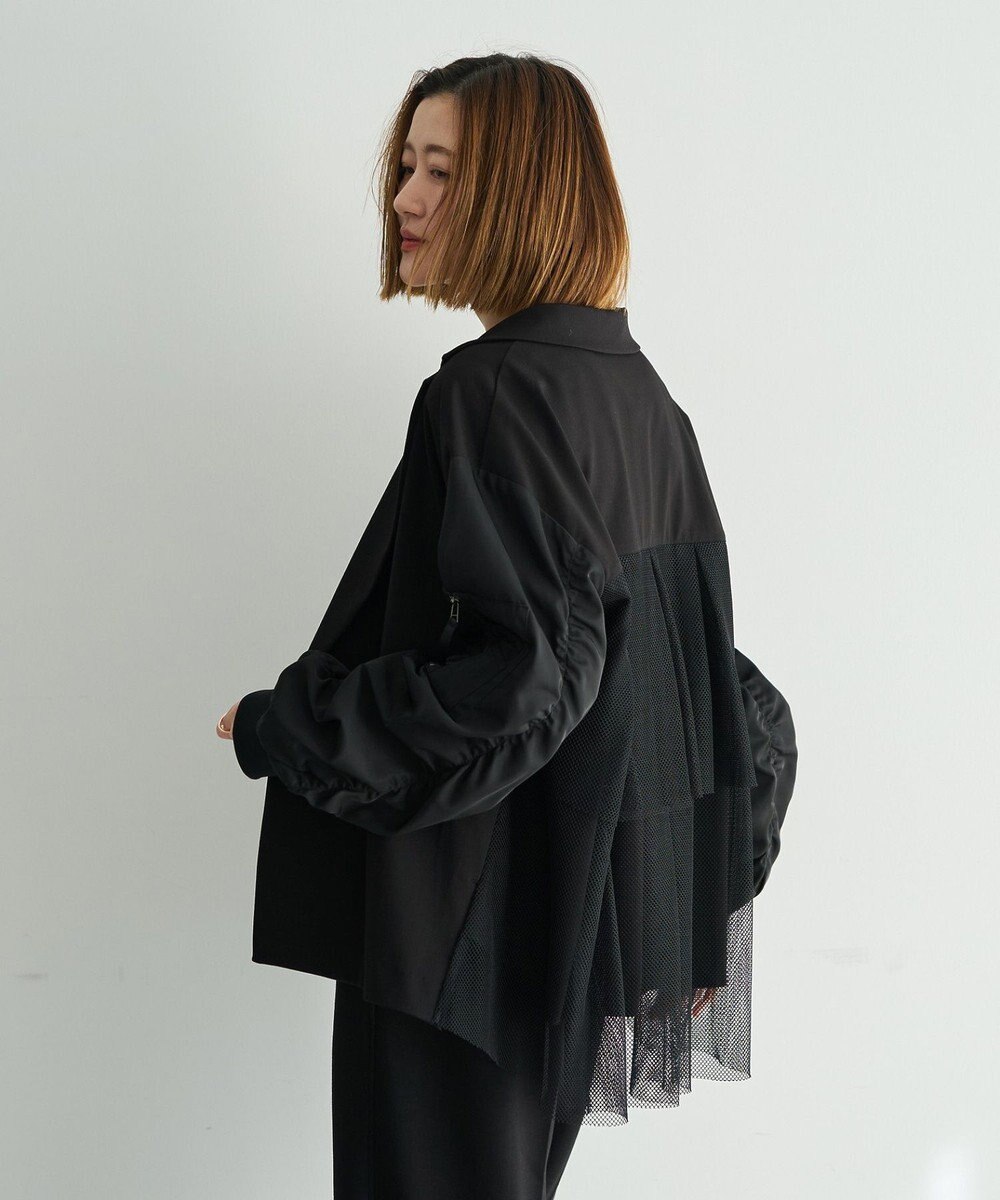 YECCA VECCA 異素材MIXテーラードジャケット 