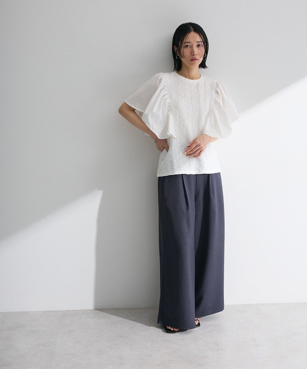 Green Parks ・ＳＵＧＡＲ　ＳＰＯＯＮ　ラッフルスリーブＴＥＥ 