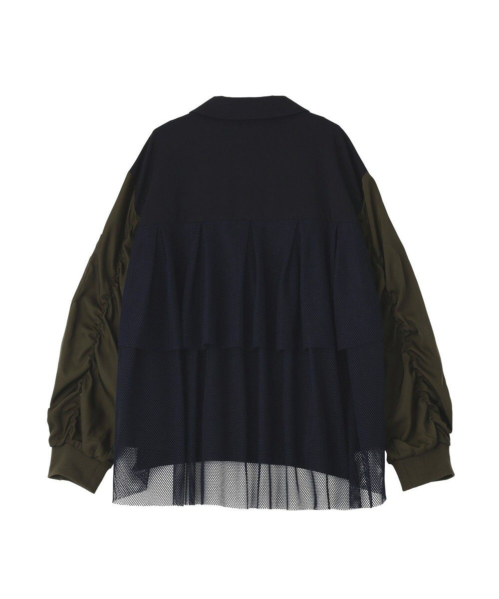 YECCA VECCA 異素材MIXテーラードジャケット 