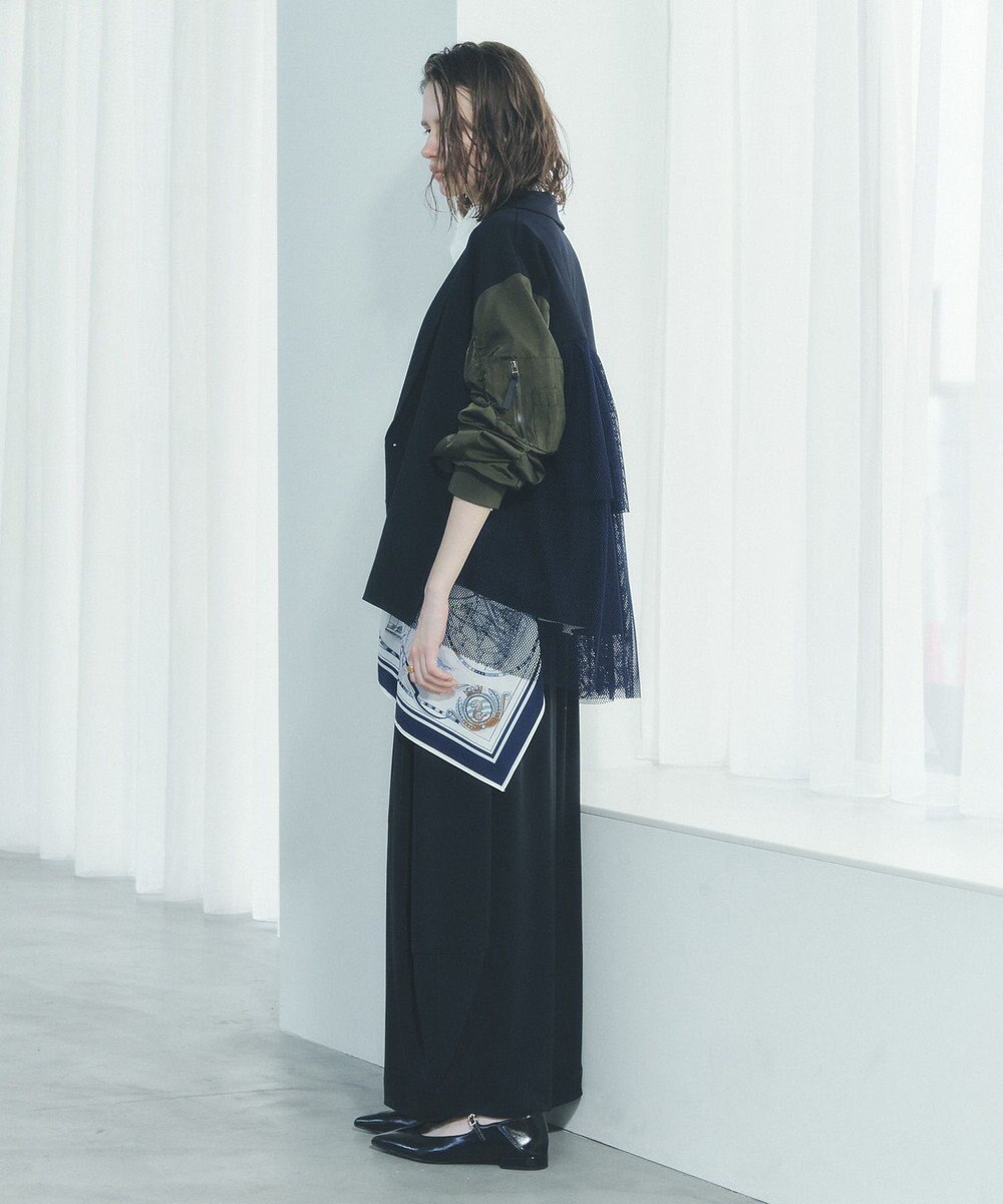 YECCA VECCA 異素材MIXテーラードジャケット 