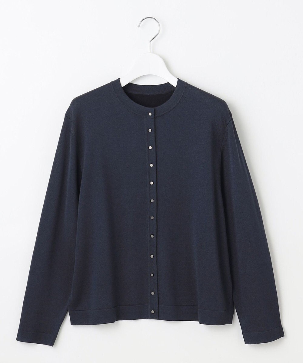 自由区 L 【アンサンブル対応】アセテートコットン カーディガン 