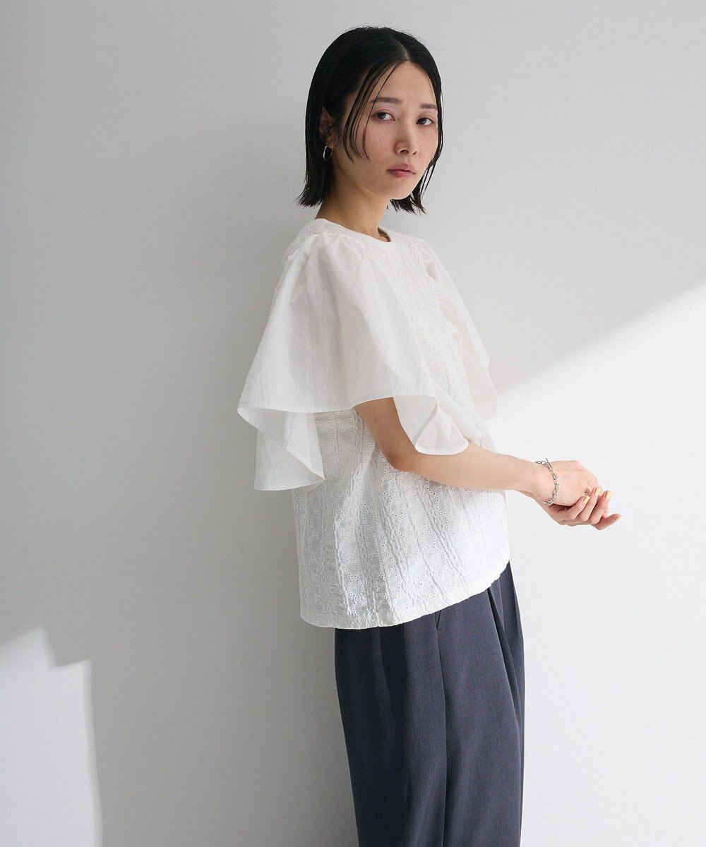 Green Parks ・ＳＵＧＡＲ　ＳＰＯＯＮ　ラッフルスリーブＴＥＥ 