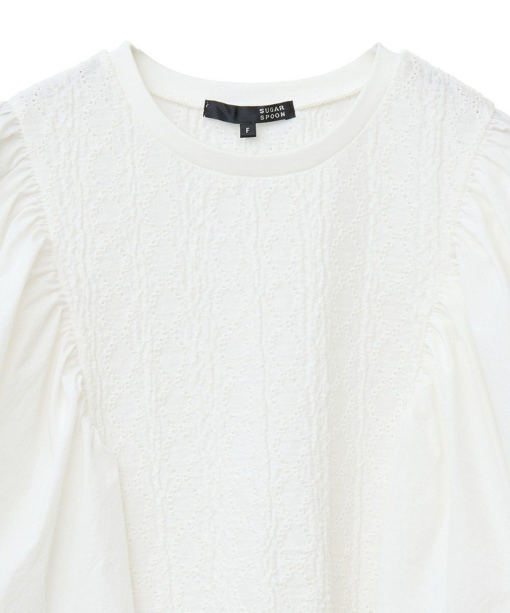 Green Parks ・ＳＵＧＡＲ　ＳＰＯＯＮ　ラッフルスリーブＴＥＥ 