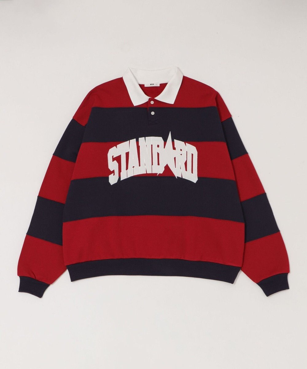 WEGO 【ユニセックス着用ITEM】カレッジロゴラガースウェット 