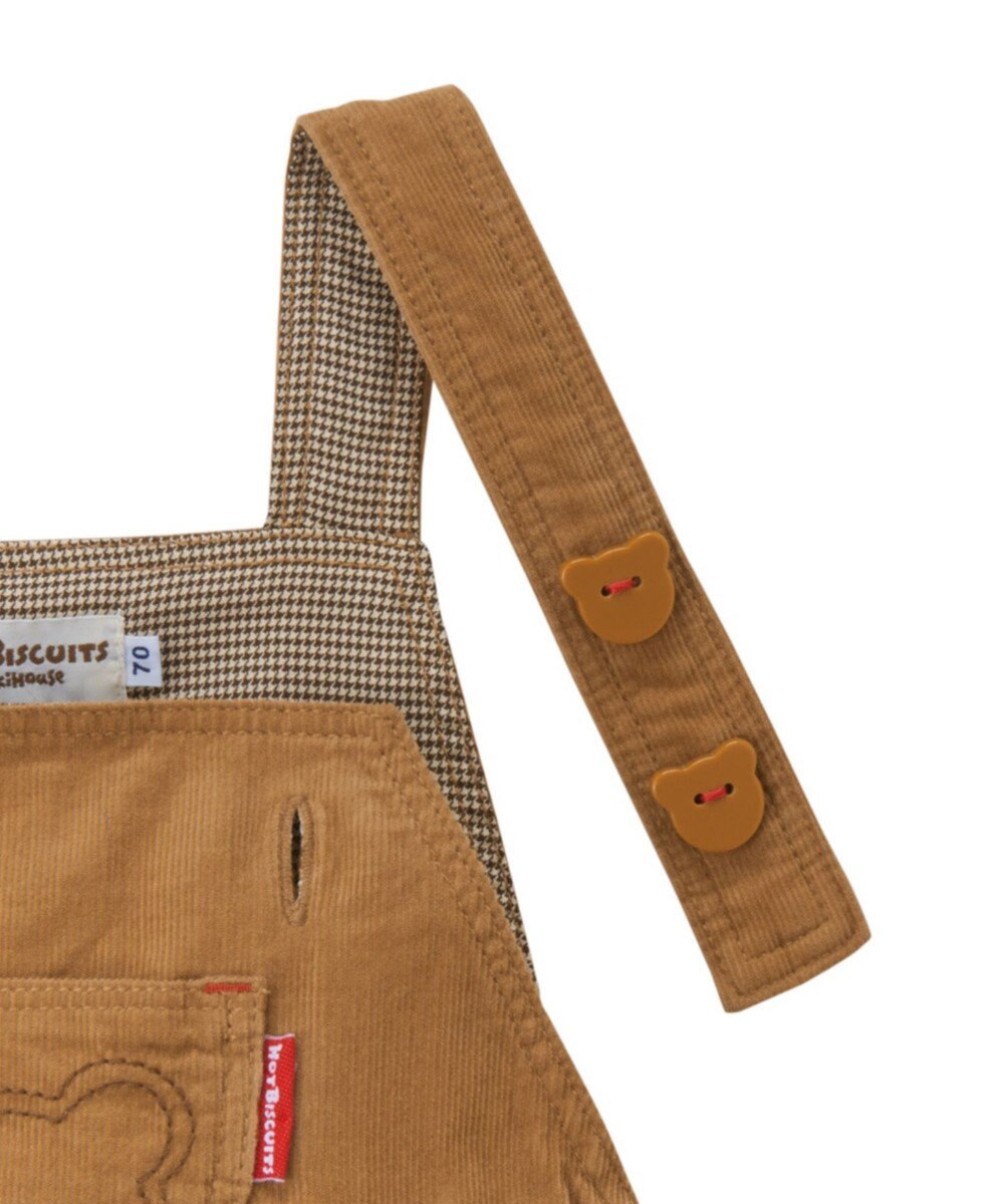 MIKI HOUSE HOT BISCUITS コーデュロイジャンパースカート＆Tシャツギフトセット【BOX付き】 