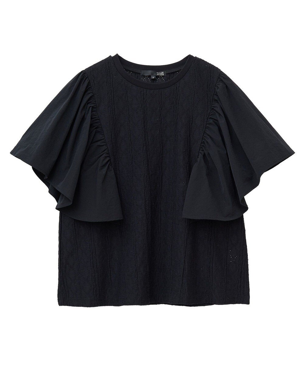 Green Parks ・ＳＵＧＡＲ　ＳＰＯＯＮ　ラッフルスリーブＴＥＥ 