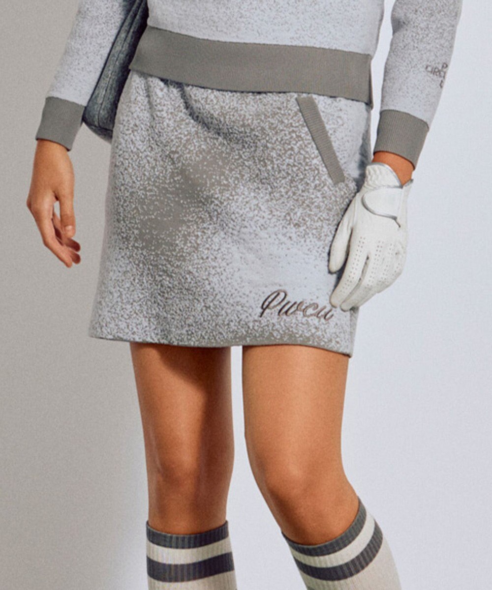 PW CIRCULUS 【手洗い洗濯可】 【WOMEN】グラデーションニットスカート ゴルフ レディース 