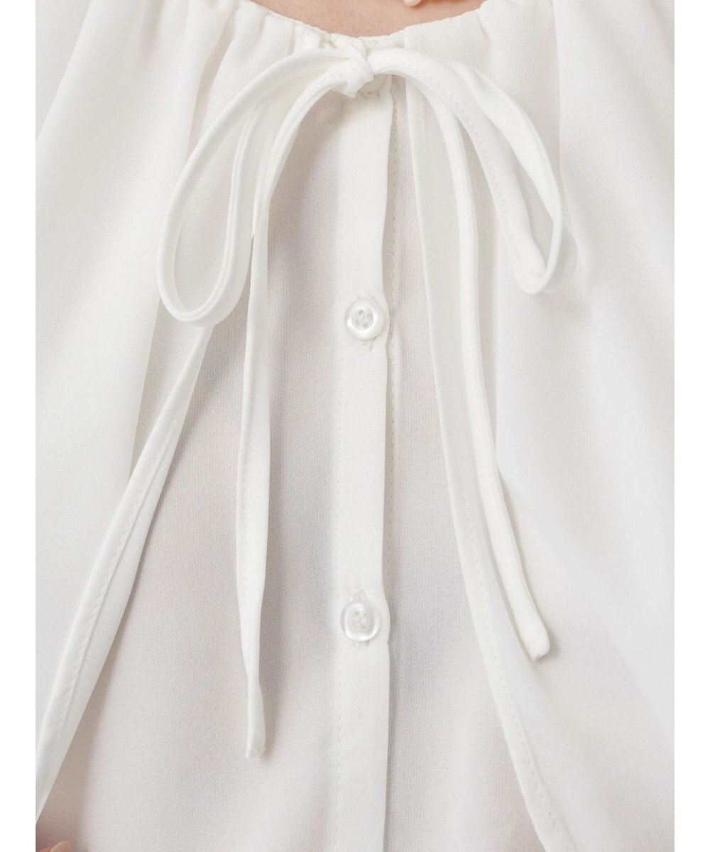 earth music&ecology ラッフルカラーブラウス 