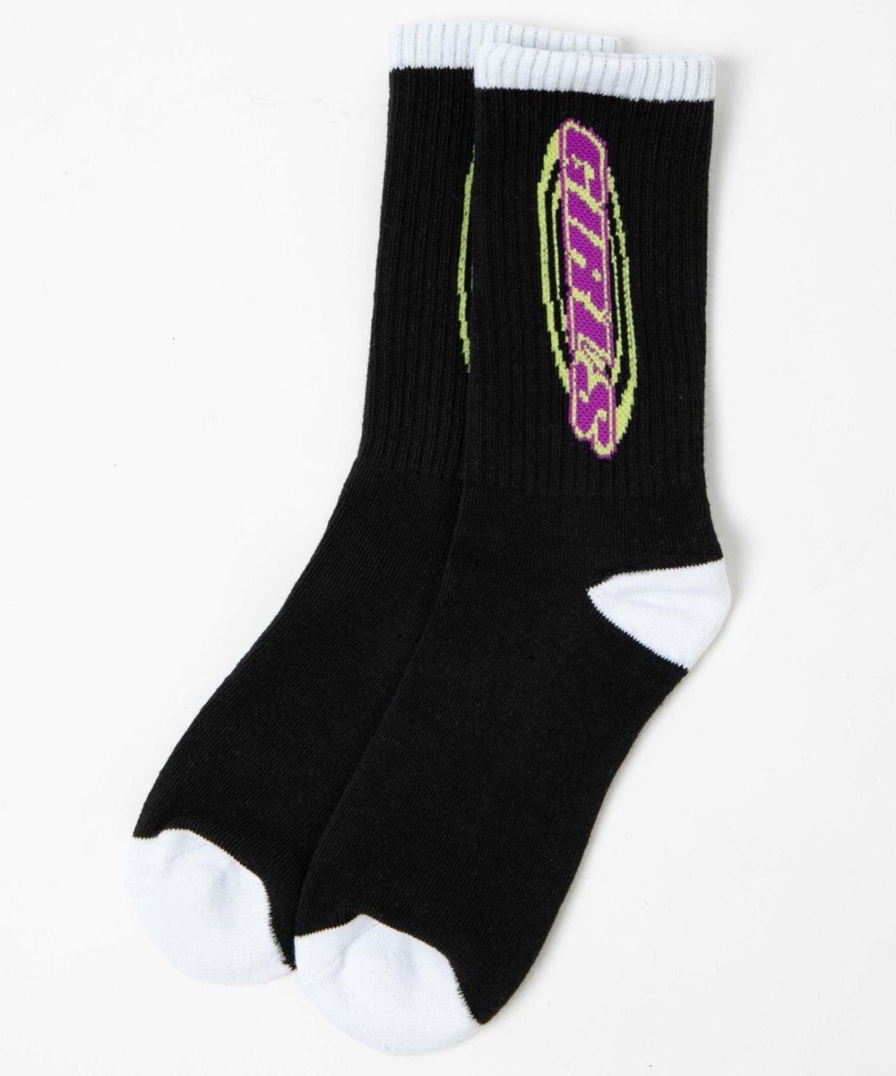 WEGO girlsロゴソックス 