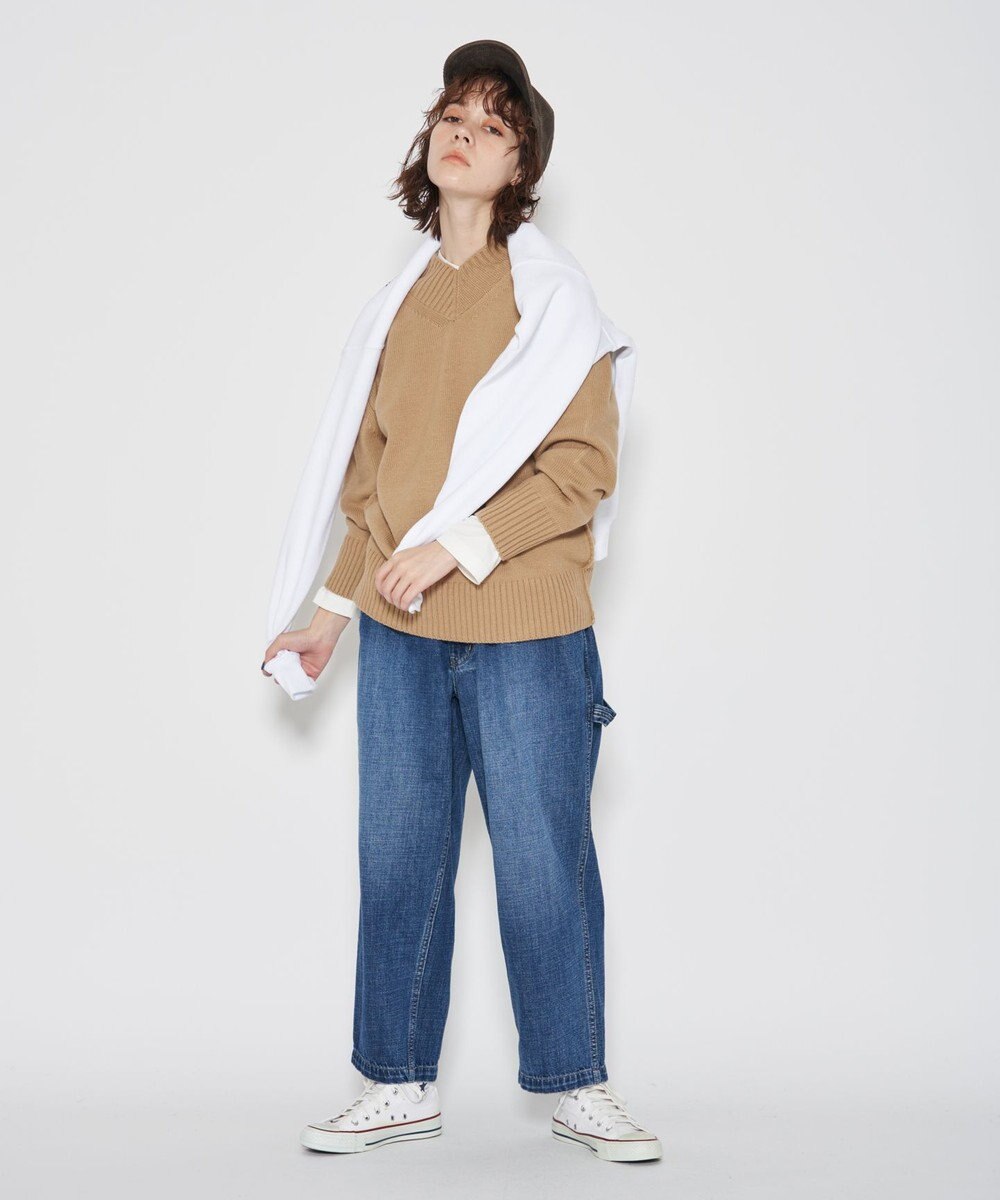 J.PRESS YORK STREET 【UNISEX】Vネックプルオーバー ニット 