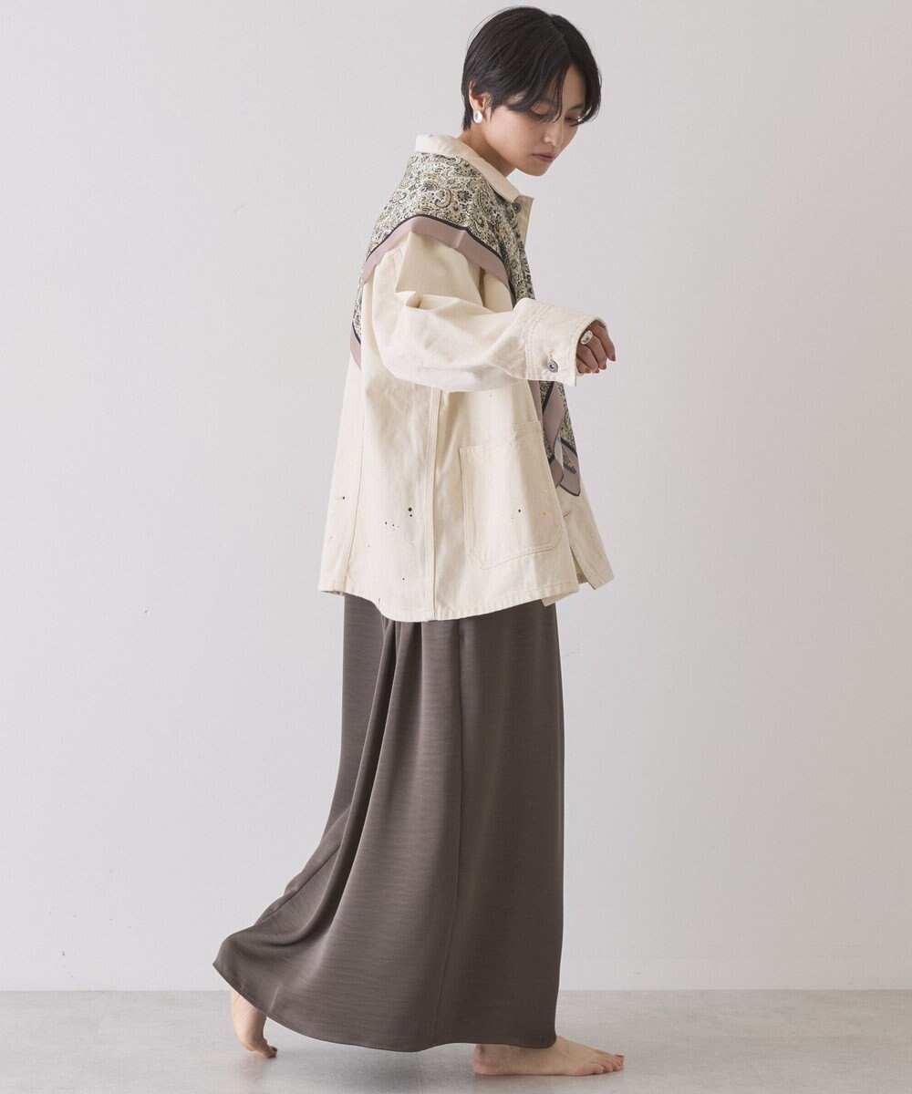 AMERICAN HOLIC ペイントデニムカバーオールジャケット 