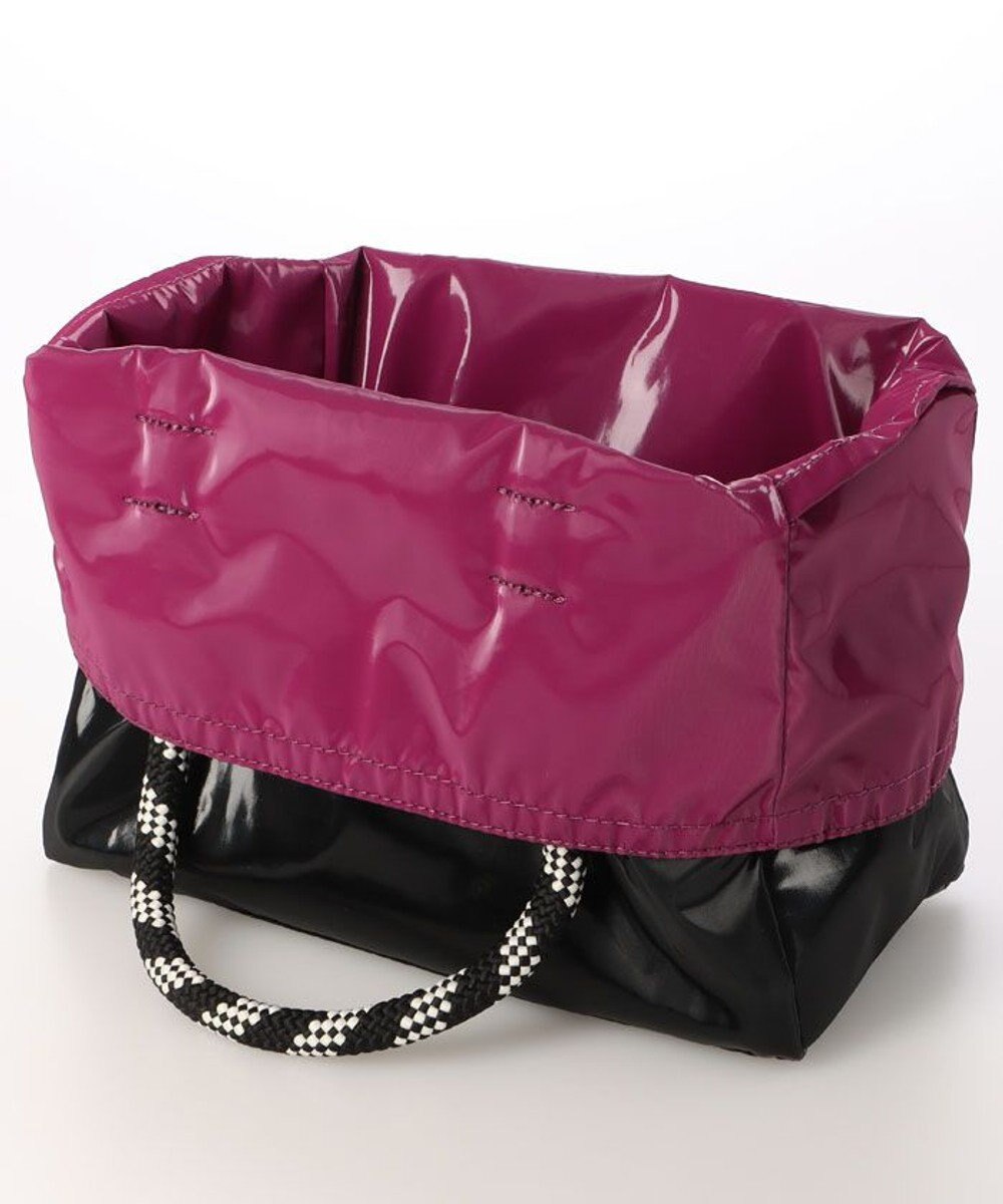 LeSportsac MEDIUM 2 WAY TOTE/２ウェイパープル/ブラックシャイン 