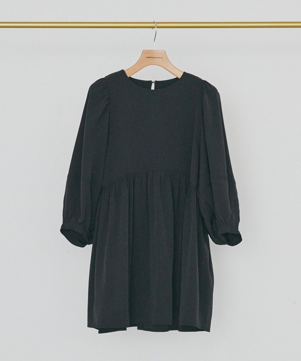 AMERICAN HOLIC DOTジャガードティアードブラウス 