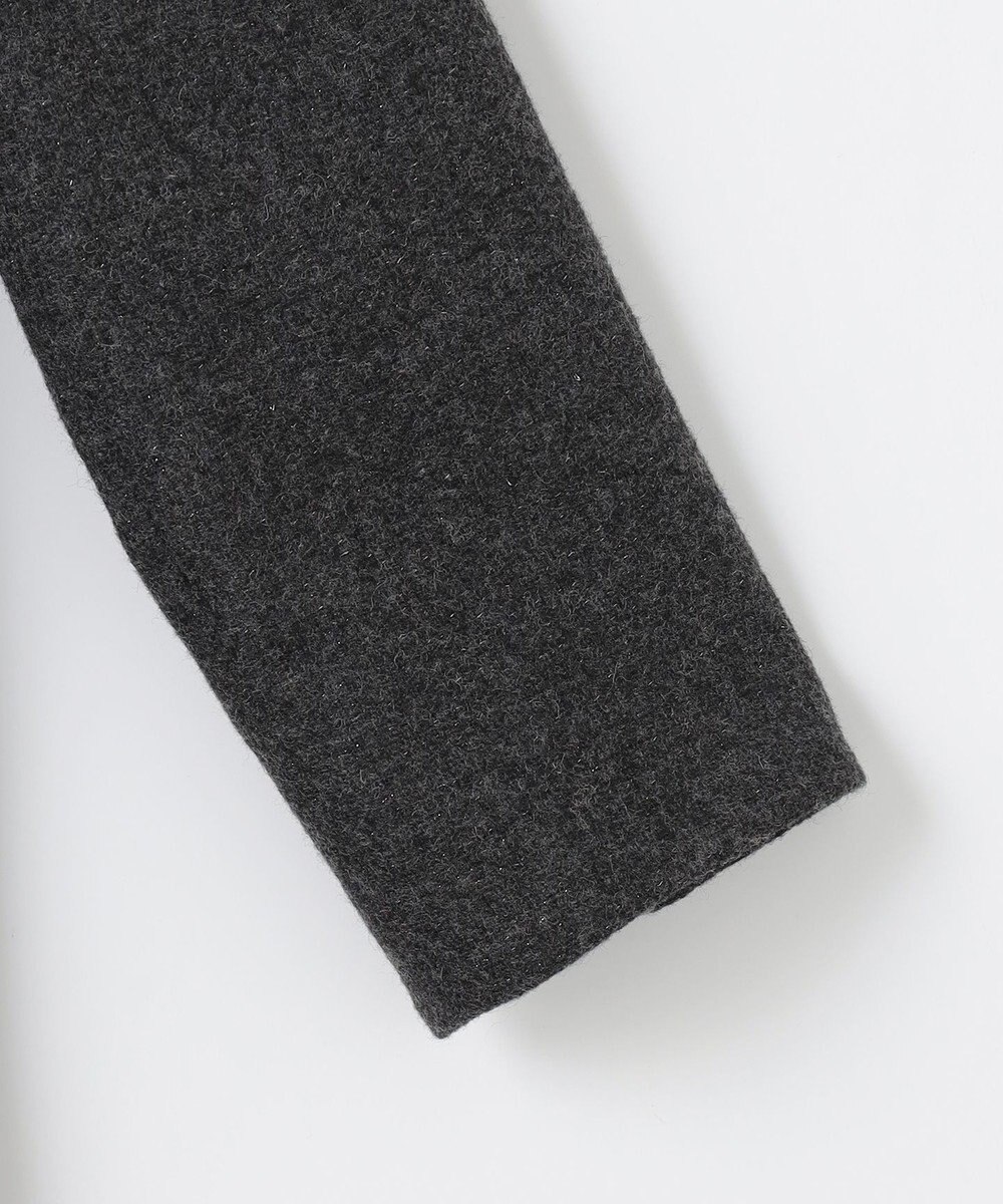 組曲 【2WAY】ラメフラノ フリル襟ワンピース 