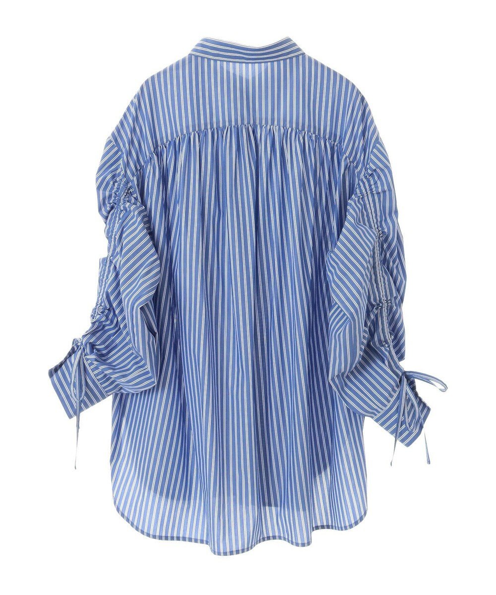 AMERICAN HOLIC 【WEB限定】イージーケアバックギャザーリボンシャツ 