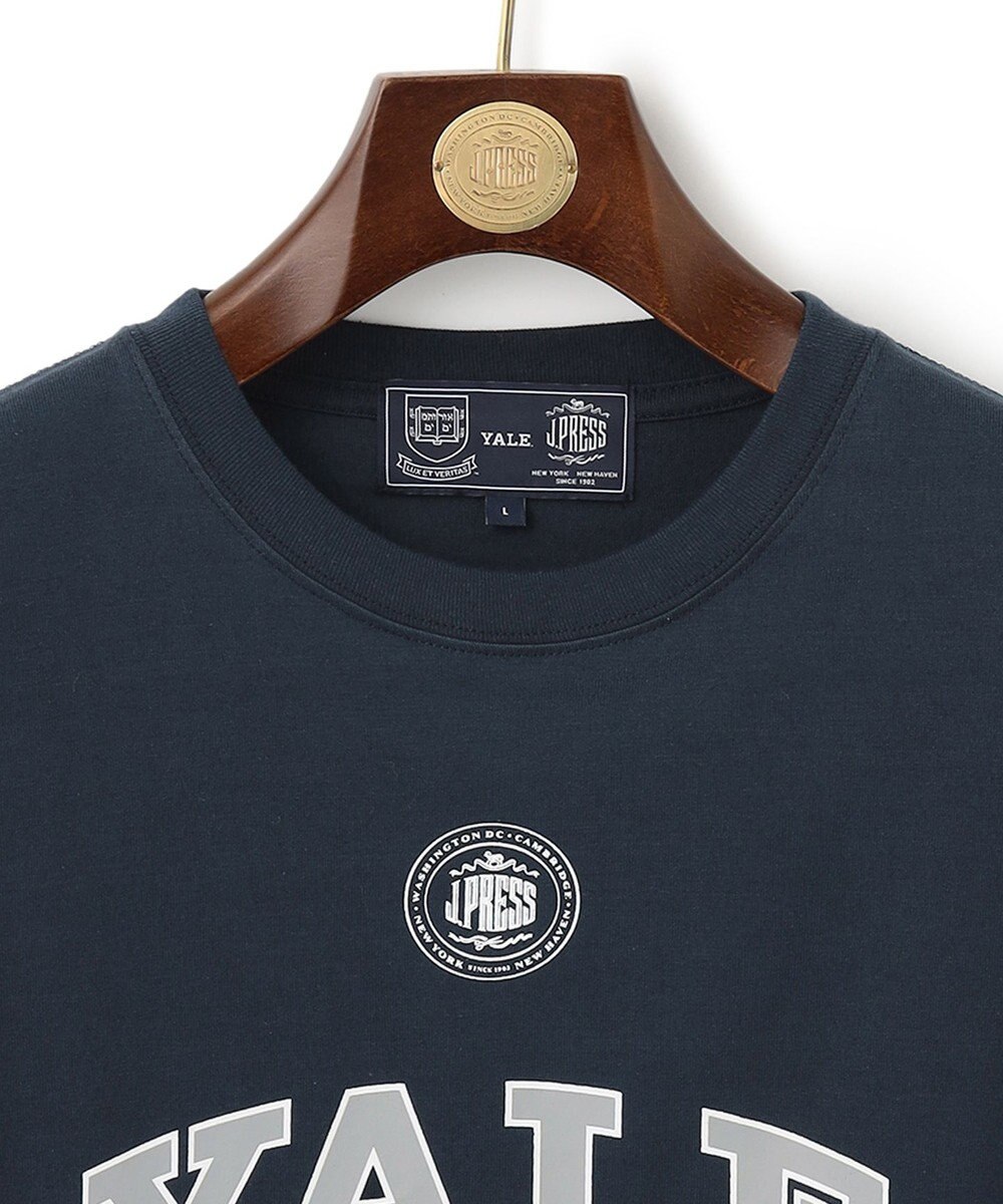 J.PRESS MEN 【J.PRESS×YALE】エンブレムTシャツ 