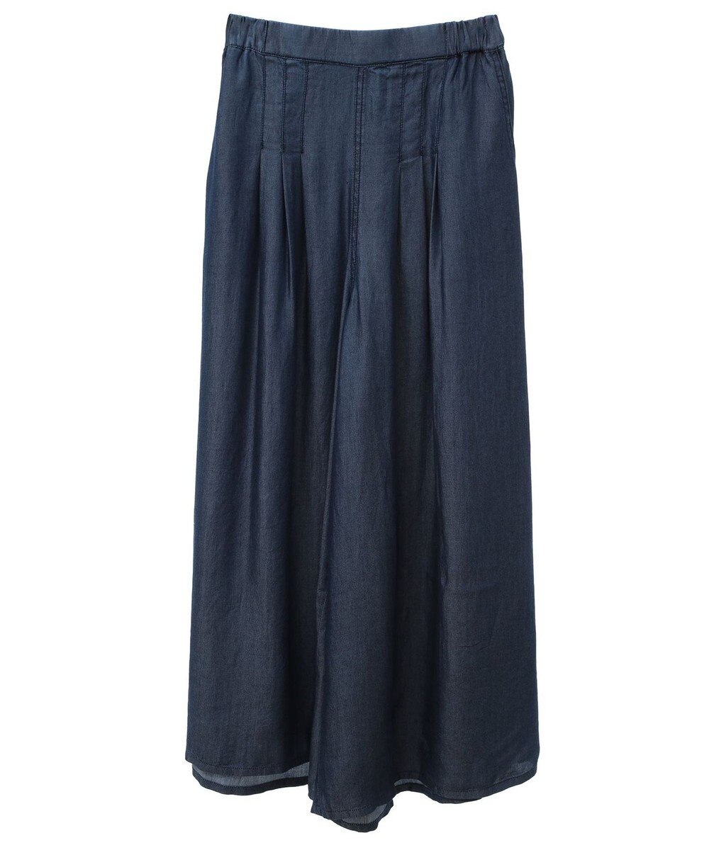 CRAFT STANDARD BOUTIQUE やわらかデニムタックワイドフレアパンツ 