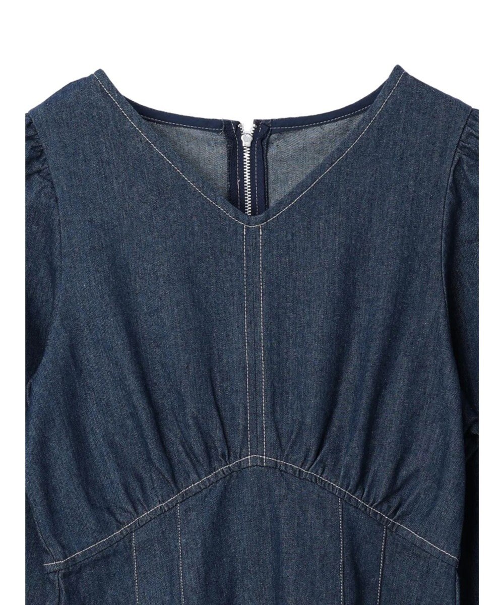 Green Parks ・ＥＬＥＮＣＡＲＥ　ＤＵＥウエストタックデニムワンピース 