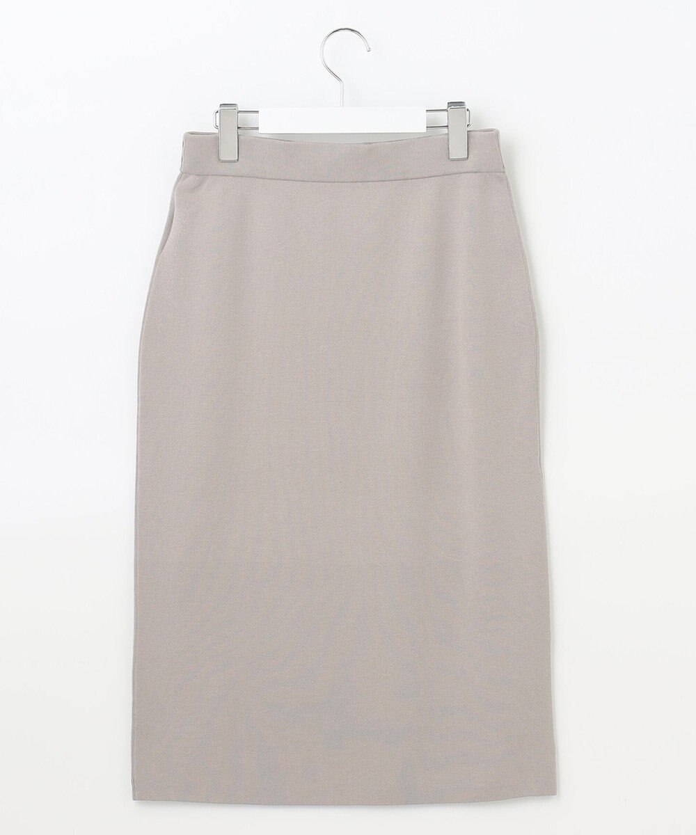 J.PRESS LADIES 【洗える】 レーヨンストレッチフルニードル ニット タイト スカート 