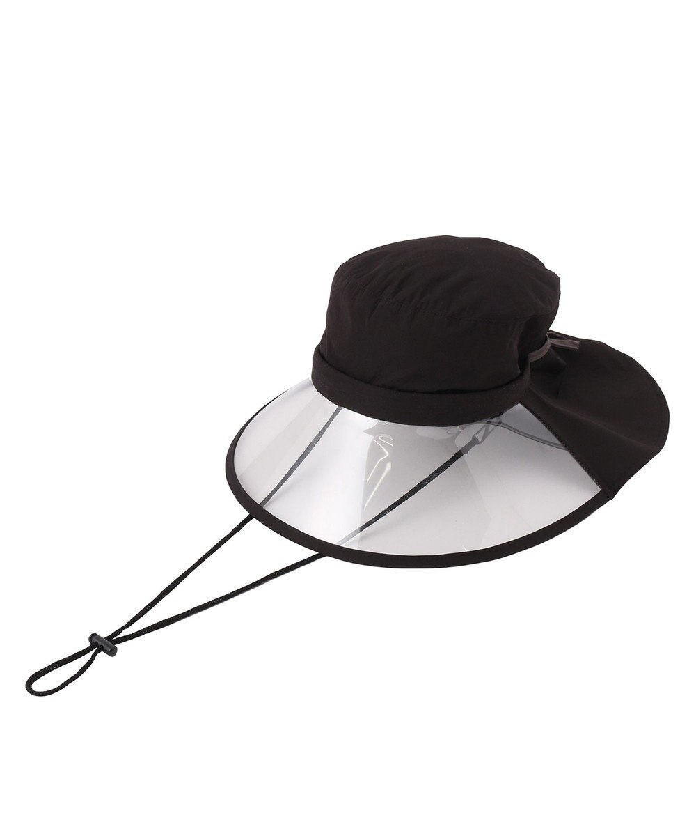 MOONBAT 【WEB限定】撥水サイクルハット 透明広つば/レインハット 