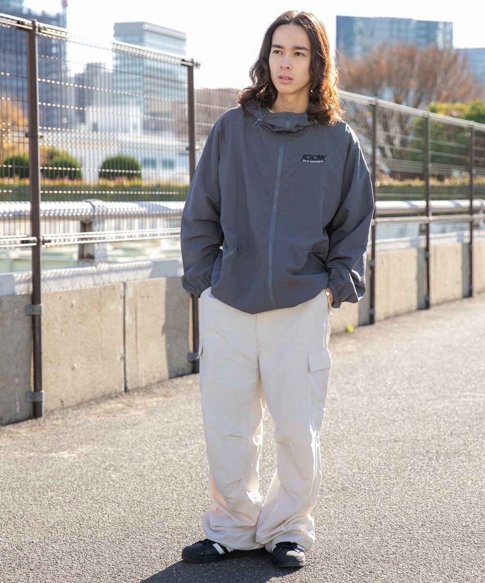 WEGO ナイロンカーゴパンツ 