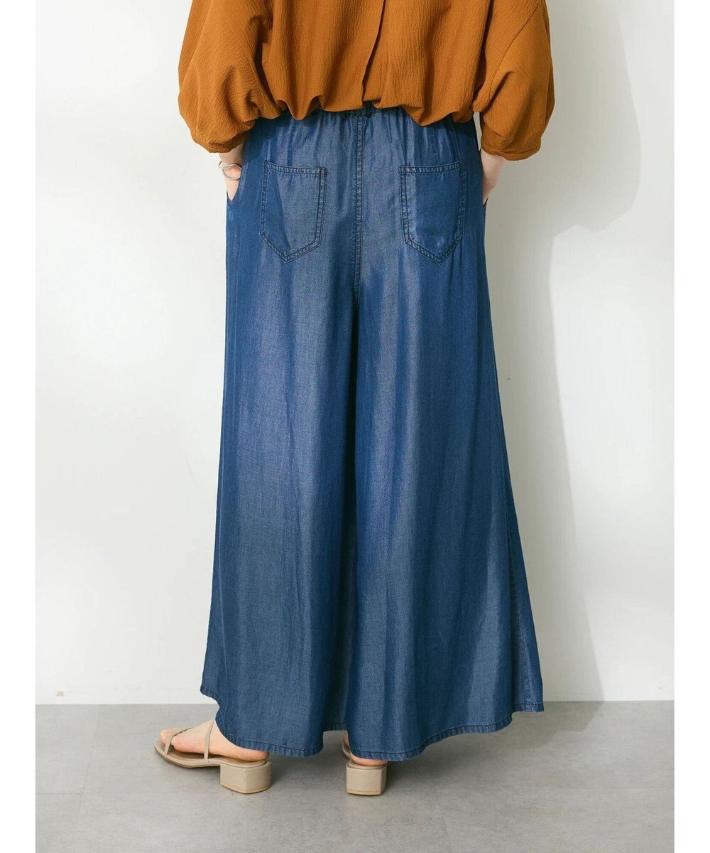 CRAFT STANDARD BOUTIQUE やわらかデニムタックワイドフレアパンツ 